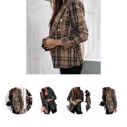 Women's Suits & Blazers Elegant Durable Machine Wash Cold Spring Blazer Slim Fit Autumn Lapel For OutdoorWomen's