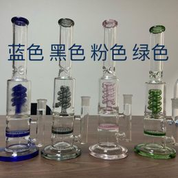 Newest Glass Hookah 12.6 inch Bottle Water Bong With Handle Bowl Hand Heady Pyrex Spoon Oil Nail Adapter Smoking Pipe Rigs