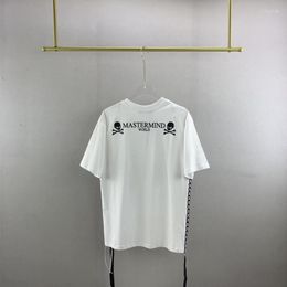 MMJ Mastermind Japan Skeleton torn ribbon Cotton short sleeve T-shirt 