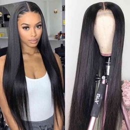 Hair Wigs Straight Lace Front for Women Human 4x4 Closure Brazilian Remy 13x4 Hd Frontal 220722