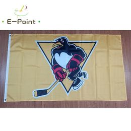 AHL Wilkes-Barre Scranton Penguins Flag 3*5ft (90cm*150cm) Polyester Banner decoration flying home & garden Festive gifts