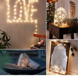 Strings 4pc Copper Wire Button Battery Light String Wine Bottle Cork Starry Lamp Led With BatteryLED