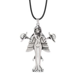 Pendant Necklaces Lilith Innana Ishtar Necklace Demon Sigil Luciferian Satanic Talisman Chain Occult Amulet Jewellery