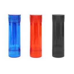 Nice Multifunction Colourful Plastic Smoking 6 Tube Filling Cone Cigarette Holder Herb Tobacco Jars Grind Grinder Crusher Grinding Chopped Storage Box Case DHL Free