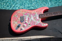 60s Pink Paisley St Reissue - Pink Paisley - CIJ Electric guitar