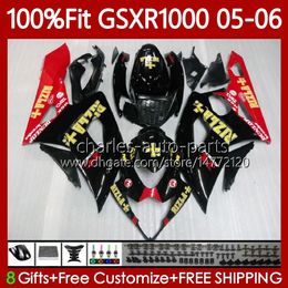 100% New Lazer GSX-R Logo Black Windscreen Bolts Kit GSXR 1000 K6 K7 K8 K9 L1 L2