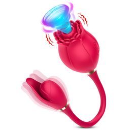 Rose Vibrator Female Clit Sucker Vibrators for Women Clitoris Stimulator Sucking Vibrating Egg Vagina Anal sexy Toy Adults 18