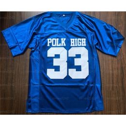 Nikivip Al Bundy #33 Polk High Married With Children Men Movie Football Jersey All Stitched Blue S-3XL High Quality Vintage