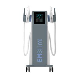 2 Handles EMS Slim Slimming Machine Emslim Electromagnetic Muscle Building Fat Burning Machine Ultrashape Devices for Salon409