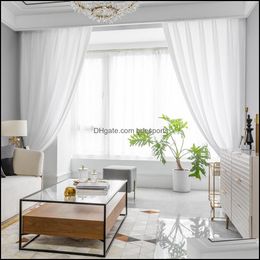 Duschvorhänge Badezimmerzubehör Bad Hausgarten Küche Tle Vorhang transucidus moderne Fensterdekoration weiße poile voile drapes f