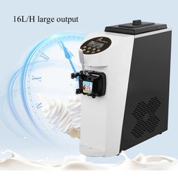 Commercial three flavors Single head ice cream machine desktop frozen yogurt soft ice cream maker machine