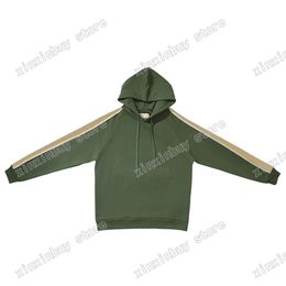 xinxinbuy Men designer Sweatshirts Hoodies Reflective Tape Double letter cotton Sportswear women casual high quality Apricot black gray green XS-L