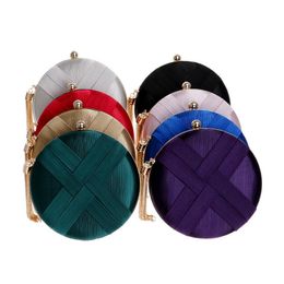 Evening Bags Fashional Luxury Female Women Bag Banquet Wedding Bride Handbags Girl Clutch Purse Crossbody Shoulder Party 8 ColorEvening