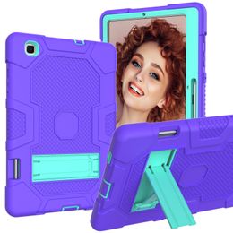 Heavy Duty Case For Samsung Galaxy Tab S6 Lite 10.4 Inch P610/P615 Rugged Hybrid Armour Shockproof Kickstand Tablet Cover