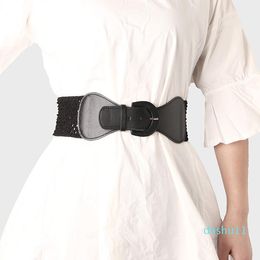 Belts Ladies Fashion Girdle Versatile Dress Clothing Belt Simple Pin Buckle Elastic Band Decorative Belts