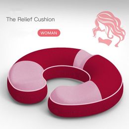 Cushion/Decorative Pillow Seat Cushion Memory Foam Hemorrhoid Orthopedic Pressure Releasing Pregnant Woman Long Time Sitting No HurtCushion/