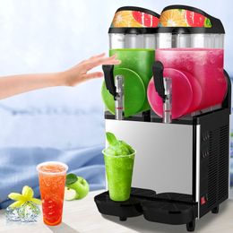 Automatic Slush Machine Snow Melting Machine Frozen Beverage Dispenser Smoothie Frozen Drink Maker Juice Machine