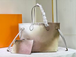 2022 Moda renkli tote çanta el çantası kadın çanta tasarımcısı alışveriş debriyaj lüks cüzdan bayanlar tote çanta rahat tote çanta ünlü seyahat cüzdan mektup sırt çantası 995