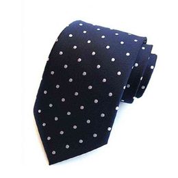 mens tie 8cm 2pcs tie dot polyester ties men's necktie for men business neckwear ascot shirt accessories red blue WU3Z