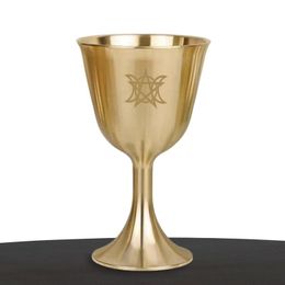 Decorative Objects & Figurines Vintage Handmade Chalice Engraving Goblet Altar Cup Art Craft Decoration Home OrnamentsDecorative