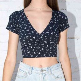 Dropshipping Crop Top Brandy Mel Shirt Women Short Sleeve Tops Crop Camis Brandy Tops Women Melville Tops Crop Shirt Women Brand 210322