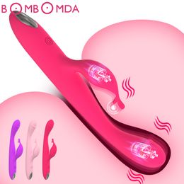 G Spot Rabbit Vibrator for Women Dual Motor Clitoris Stimulation Silicone Dildo Female Masturbator sexy Toys Adults