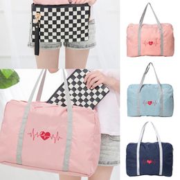 Duffel Bags Travel Luggage Women Bag Waterproof Tote Handbag Large Capacity Duffle Fitness Shoulder SuitcasesDuffel