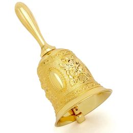 Other Event & Party Supplies Hand Bell Engraved Call Handheld For Wedding School Christmas Alarm And BedriddenOther