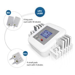 Lipolaser Lipo Laser Machine Beauty Fat Reduction Portable 336 LED Pads Use Body Shaping Slimming Beauty Equipment For Home Salon