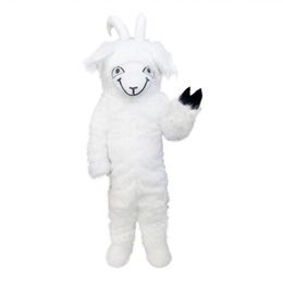 Halloween White Sheep Mascot Costume Top Quality Cartoon Character Outfits Suit Unisex Adults Outfit Christmas Carnival Fancy Dress