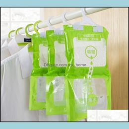 Hanging Wardrobe Moisture-Proof Agent Safety And Health Dehumidification Bag Room Desiccant Closet Moisture Absorbing Drop Delivery 2021 Han