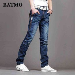 Batmo 2021 new arrival high quality casual slim elastic jeans men ,men's pencil pants,skinny jeans men 8638 G0104