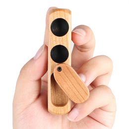 Latest Multi-function Mini Natural Wooden Philtre Pipes Dry Herb Tobacco Storage Box Portable Wood Smoking Mouthpiece Cigarette Holder High Quality DHL