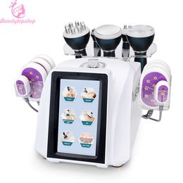 Multifunction Ultrasonic 6 In 1 Slimming Cavitation RF Radio Frequency Fat Burning LED Laser Cellulite Removal Machine