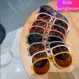 Wholesale Cartoon Cute Kids Sunglasses fashion Rainbow Sun Glasses Girls Boys Baby Vintage Shades Children Eyewear UV400