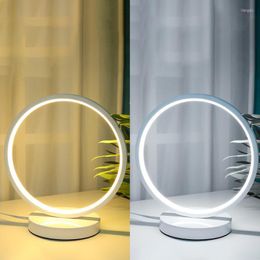 Table Lamps Type Simple Modern Style LED Standing Lamp Eye Protection Reading Acrylic Metal Wall Light Bedside Decorative LightingTable
