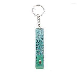 Keychains Cute Puller Acrylic Debit Bank Card Grabber For Long Nail ATM Keychain Cards Clip Nails Key Rings Miri22