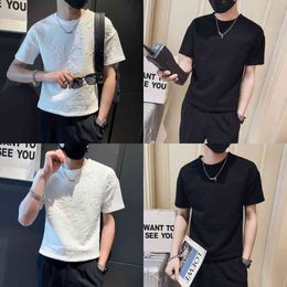 2022 Men T-Shirt Cotton Short Sleeve Tshirt Solid Tee Summer Beathable Male Tops Clothing Camiseta Masculina Plus Size S-3XL Y220606