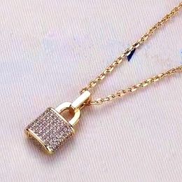 New 316L titanium steel Jewellery necklace 18K gold rose silver necklace for mens and women couple gift