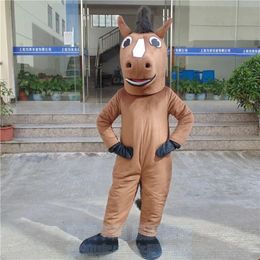 Horse Mascot Show Clothes Fursuit Costume Plush Props Costume Custom Cartoon Doll