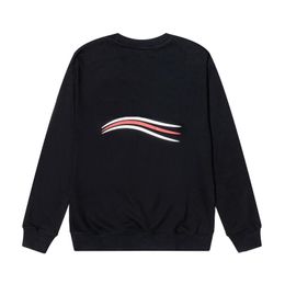 Classic Sea Wave Letters Printed Hoodies Mens Women Designer Hoodie Sweatshirts Spring Pullover Streetwear Hip Hop Top Clothing
