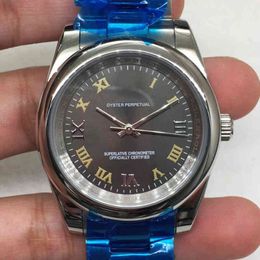 Rolesx uxury watch Date Gmt Luxury Mens Mechanical Watch Automatic Log Arch White No Calendar Gray Table Swiss es Brand Wristwatch