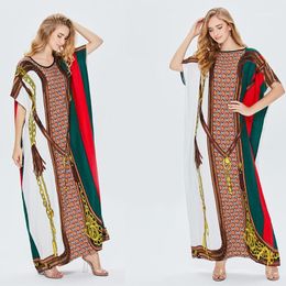 Ethnic Clothing Muslim Fashion Ladies Loose Robe Middle Eastern Women's Dress One-piece Women Set