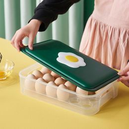 Storage Bottles & Jars Girds Multifunction Plastic Egg Box With Lid Kitchen Organiser Boxes Candys Rice Snack Food Container Home SuppliesSt