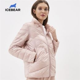 Women Spring Lightweight Down Jacket Stylish Casual Women Jacket Female Collar Women parka GWY19556D 201127