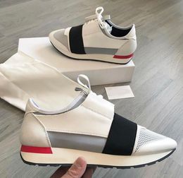 2022SS News Popüler Tasarımcı Yarış Runner Sneaker Ayakkabıları, Çift Ağır Nefes Alabası Spor Dış Mekan Eğitimcileri EU35-46 için Erkek Günlük Daireler Kutu