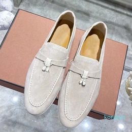 Moda-Seed Casual Ayakkabı Kadınlar için Yuvarlak Toe Loafers Dekor Şık Yararlı Ayakkabı Lüks Daireler Kalın Sole Üzerinde Kaymak