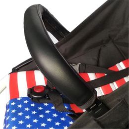 Stroller Parts & Accessories Ruiwjx Baby Armrests Cover PU Leather Waterproof Handle Bar Grip Protective Zipper Sleeve Carriage AccessoriesS