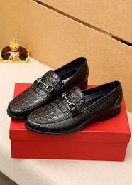 2022 Mens Formal Dress Shoes Footwear Men Brand Designer Casual Loafers Genuine Leather Slip On Wedding Party Oxfords Size 38-44