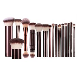 EPACK Hourglass Makeup Brushes Powder Blush Eyeshadow Crease Concealer eyeLiner Smudger Dark-Bronze Metal Handle Cosmetics Tools 4703